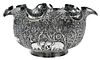 Anglo Indian Silver Repousse Trophy Bowl