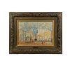 Claude Monet Gare St. Lazare O/C Signed Painting