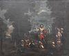 Early Religious Oil on Canvas, depicting Jesus and followers, possibly an Old Master, relined, 28" x 34".