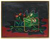 George Papazoff Surrealistic Composition Painting