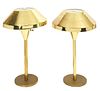 Pr. Rare Walter Von Nessen Table Lamps
