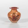 Contemporary Hopi Polychrome Pottery Vase