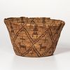 Apache Pictorial Coiled Basket