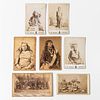 Fourteen Cabinet Card Photos of Native Americans