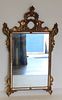 Antique Carved & Giltwood Mirror.