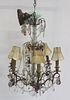 Antique Chandelier Together With A Girondelle.