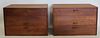 A Pair of Midcentury Three Drawer Chests.