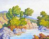 Birger Sandzén (1871–1954) — Autumn Chord (Smoky Hill River, Kansas) (1951)