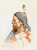 Charles M. Russell (1864–1926) — Indian Head (1899)