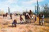 Hubert Wackermann (b. 1945) — Chiricahua Apache Scouting Party (1995)