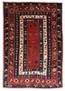 Antique Lambalo Kazak Rug, 4'11'' x 7'0'' (1.50 x 2.13 m)