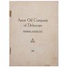 Empresa Americana. Anon Oil Company of Delaware 1928. 5 h. + 16 p.  Con pequeña mancha de humedad, sin afectar el texto.