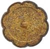 Eight-lobed gilt bronze Tang style mirror - 八边镀金唐代青铜镜
