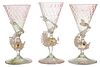 Set of 12 Venetian Murano Glass
