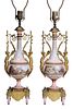 Pair French Style Porcelain Lamps