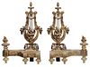 Pair French Empire Style Lyre-Form