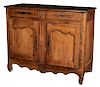 Provincial Louis XV Carved Fruitwood