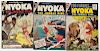 Three Zoo Funnies Nyoka the Jungle Girl comic books, ca. 1955, to include No.'s 9, 10, and 12