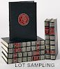 Twenty volumes of the Nobel Prize Library book set