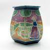 Rare Royal Doulton Lambeth Stoneware Dutch Scene Vase