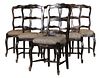 Six French Provincial Style Dining Chairs