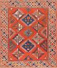 Antique Tribal Turkish Bergama Rug 6 ft 10 in x 5 ft 10 in (2.08 m x 1.78 m)