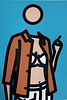 Julian Opie - Ruth with cigarette 1