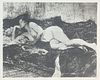 Henri de Toulouse- Lautrec - Femme Etendue