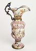 19th C. Viennese Enamel on Silver Vase