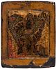A RUSSIAN ICON OF THE DESCENT INTO HELL AND THE RESURRECTION OF CHRIST, 17TH CENTURY
