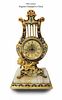 19th C  Champleve Figural Clock / Watch