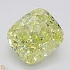 2.60 ct, Natural Fancy Yellow Even Color, IF, Cushion cut Diamond (GIA Graded), Appraised Value: $67,500 