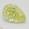 3.58 ct, Natural Fancy Intense Yellow Even Color, VS2, Pear cut Diamond (GIA Graded), Appraised Value: $213,300 