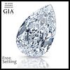 5.82 ct, D/FL, Type IIa Pear cut GIA Graded Diamond. Appraised Value: $1,484,100 