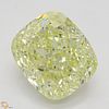 4.10 ct, Natural Fancy Yellow Even Color, VVS1, Cushion cut Diamond (GIA Graded), Appraised Value: $163,100 