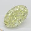 3.03 ct, Natural Fancy Yellow Even Color, VVS2, Oval cut Diamond (GIA Graded), Appraised Value: $121,100 