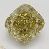3.12 ct, Natural Fancy Brownish Yellow Even Color, VS1, Cushion cut Diamond (GIA Graded), Appraised Value: $35,600 
