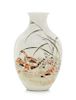 A Small Falangcai Enameled Porcelain Vase Height 3 3/4 inches.