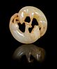 A White Jade Toggle Width 2 inches.