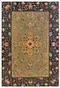 * A Chinese Embroidered Silk Kang Cover Height 66 1/2 x width 44 1/2 inches.