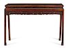 * A Chinese Jade Inset Rosewood Altar Table, Tiaoji Height 33 x width 48 x depth 15 1/4 inches.