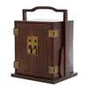 * A Small Hongmu Chest Height 9 1/4 inches overall.