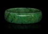 A Spinach Jade Bangle Diameter 3 inches.