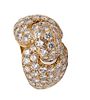 Boucheron Paris Cocktail Ring in 18kt Gold With 8.19 Cts in Diamonds