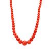 Graded Coral Necklace