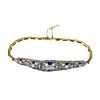 Art Deco Sapphires, Diamonds, 18k Gold & Platinum