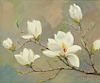 Oil Painting White Magnolia