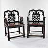 Pair of Rosewood Chairs,