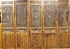 Three Sets of Tall Hinged Door Panels