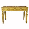 18/19th Century Italian Carved Painted and Parcel Gilt Neo Classical Style Console.